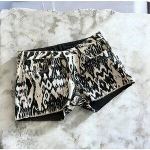 BLEULAB Reversible Printed Waxed Denim Shorts Sz 30